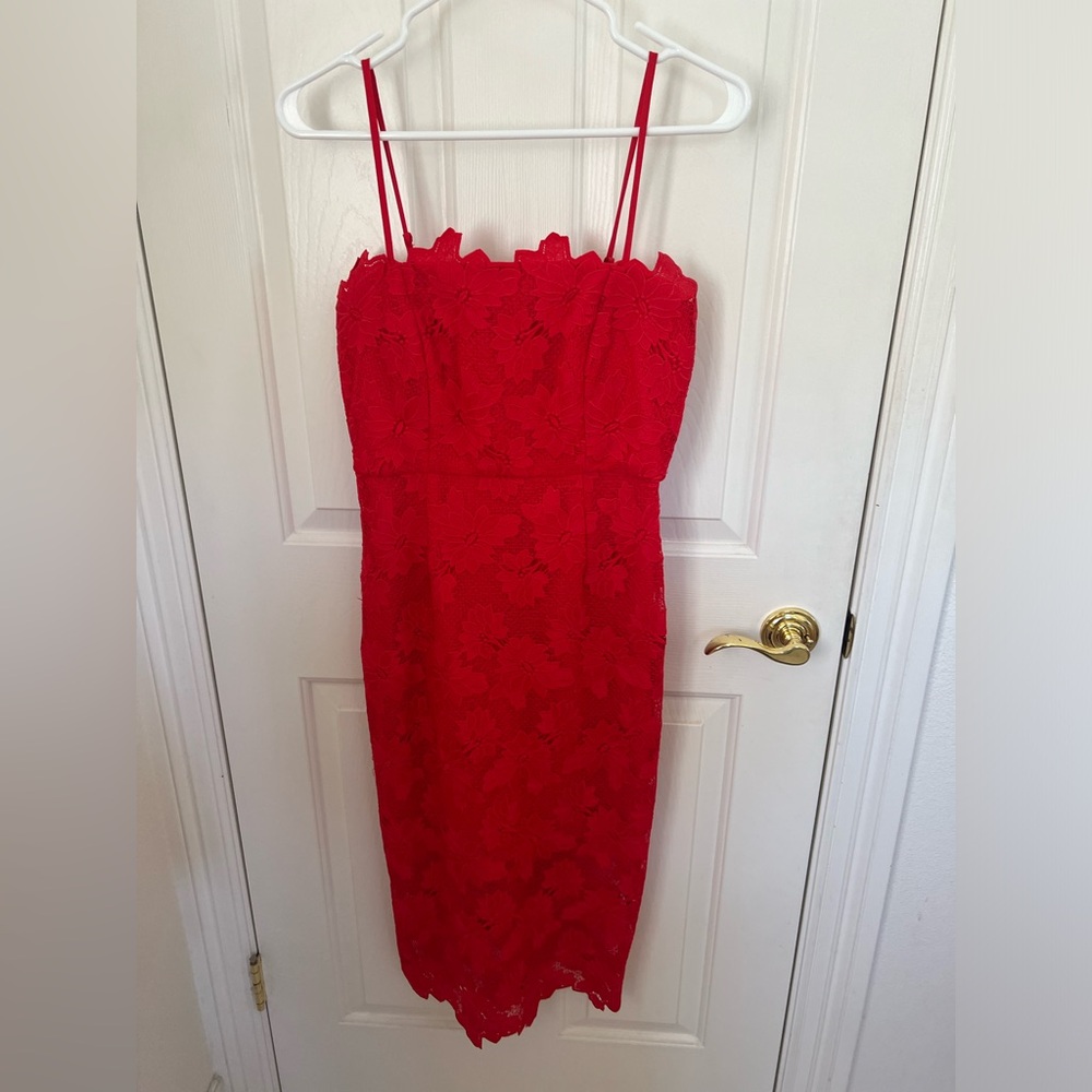 Bardot Lace Midi dress